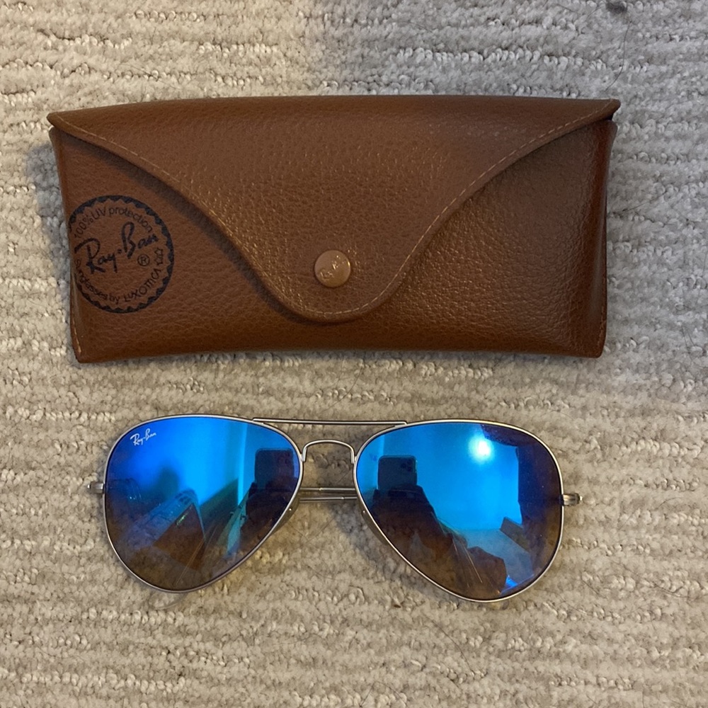 Ray-Ban Blue Toned Sunglasses